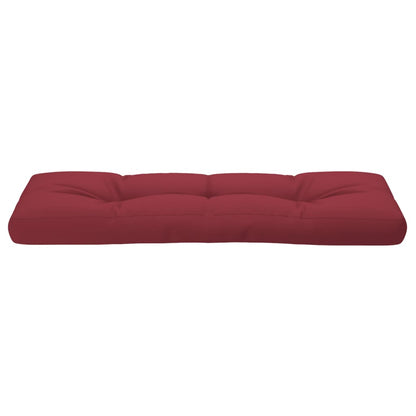 Cuscino per Pallet Rosso Vino 120x40x12 cm in Tessuto | homemem39