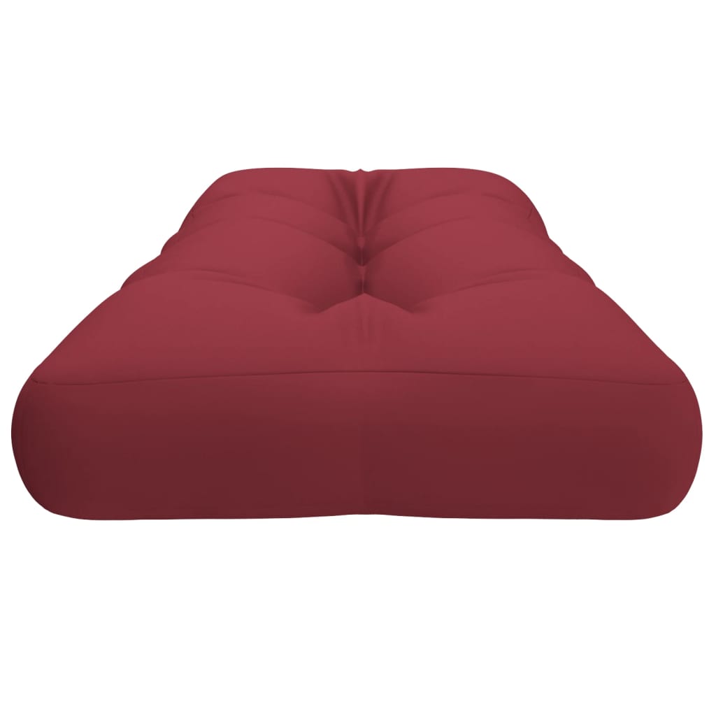 Cuscino per Pallet Rosso Vino 120x40x12 cm in Tessuto | homemem39