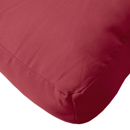 Cuscino per Pallet Rosso Vino 120x40x12 cm in Tessuto | homemem39
