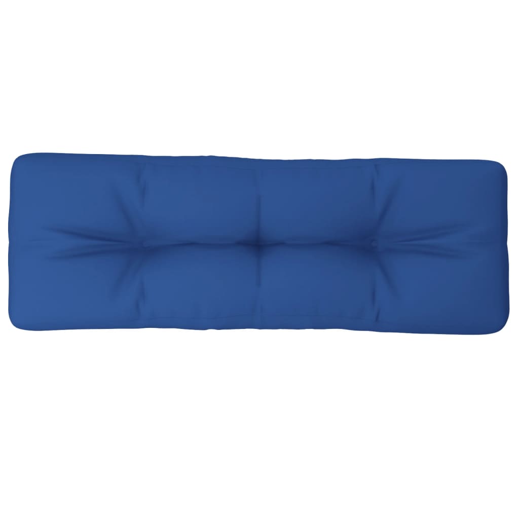Cuscino per Pallet Blu Reale 120x40x12 cm in Tessuto | homemem39
