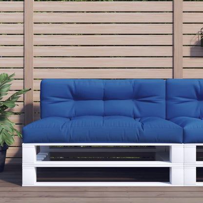 Cuscino per Pallet Blu Reale 120x40x12 cm in Tessuto | homemem39