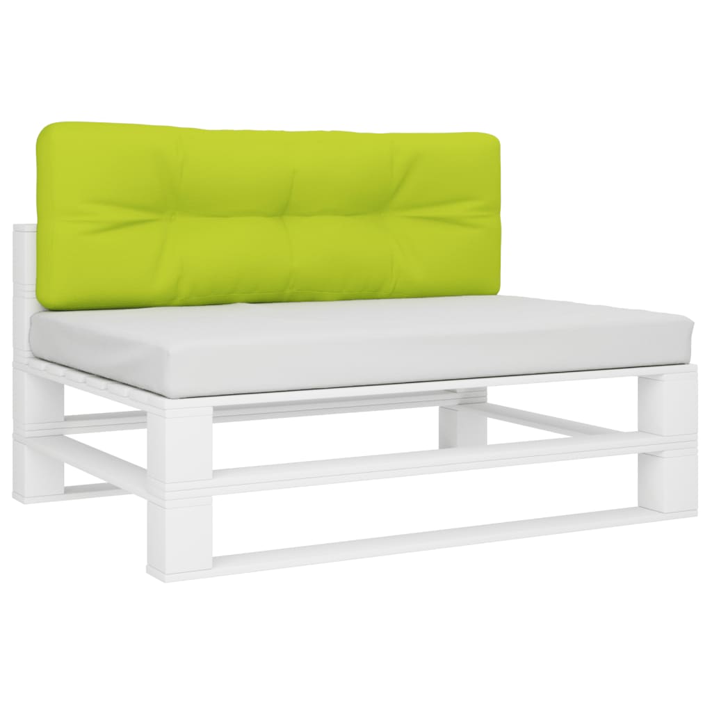 Cuscino per Pallet Verde Brillante 120x40x12 cm in Tessuto | homemem39