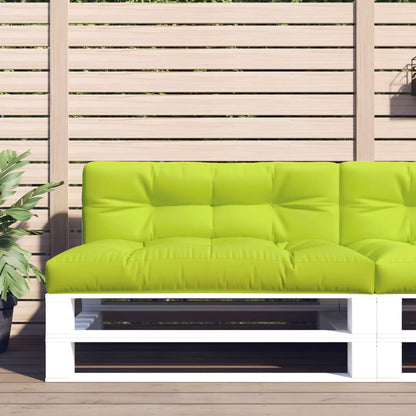 Cuscino per Pallet Verde Brillante 120x40x12 cm in Tessuto | homemem39