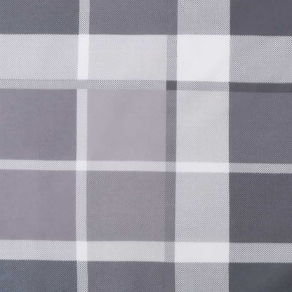 Cuscino per Pallet a Quadri Grigi 120x40x12 cm in Tessuto | homemem39