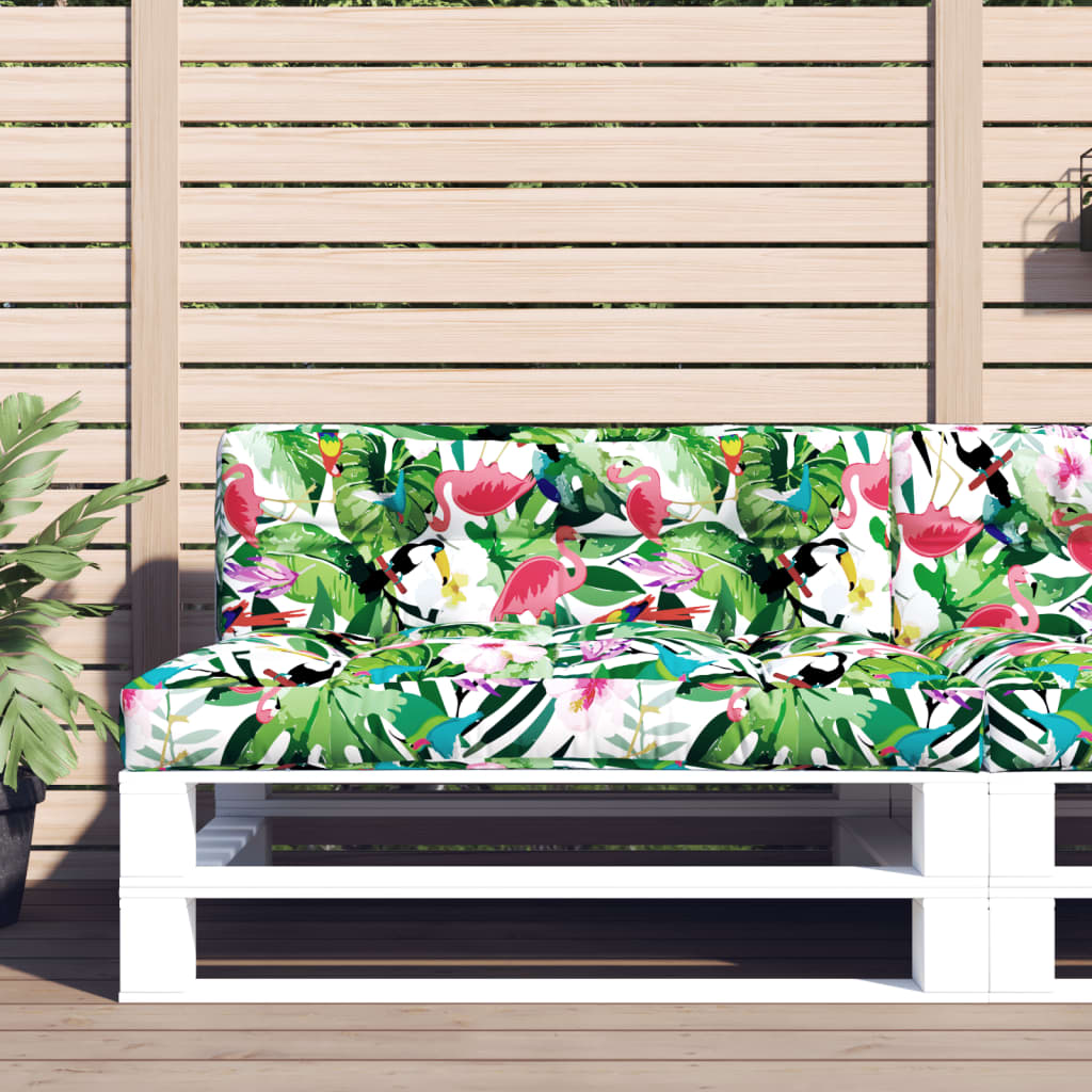 Cuscino per Pallet Multicolore 120x40x12 cm Tessuto | homemem39