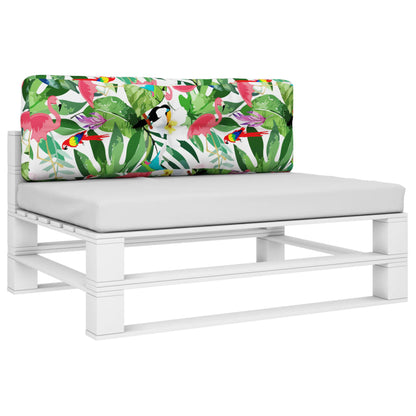 Cuscino per Pallet Multicolore 120x40x12 cm Tessuto | homemem39