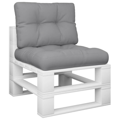 Cuscini per Pallet 2 pz Grigi in Tessuto | homemem39