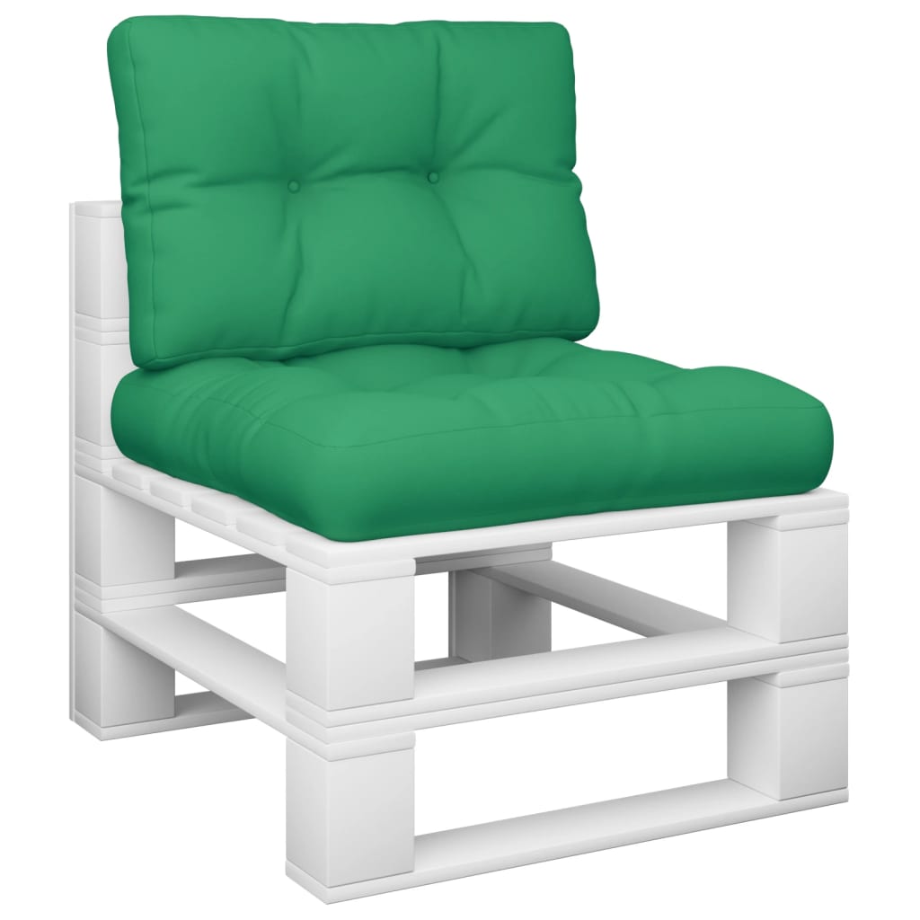 Cuscini per Pallet 2 pz Verdi in Tessuto | homemem39