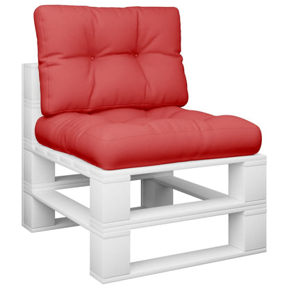 Cuscini per Pallet 2 pz Rossi in Tessuto | homemem39