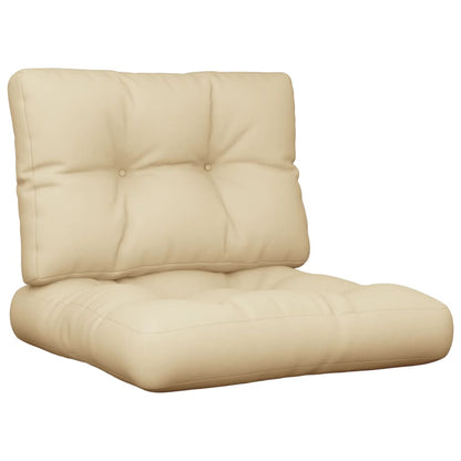 Cuscini per Pallet 2 pz Beige in Tessuto | homemem39