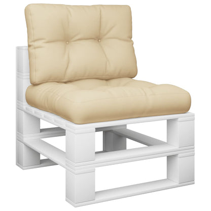 Cuscini per Pallet 2 pz Beige in Tessuto | homemem39