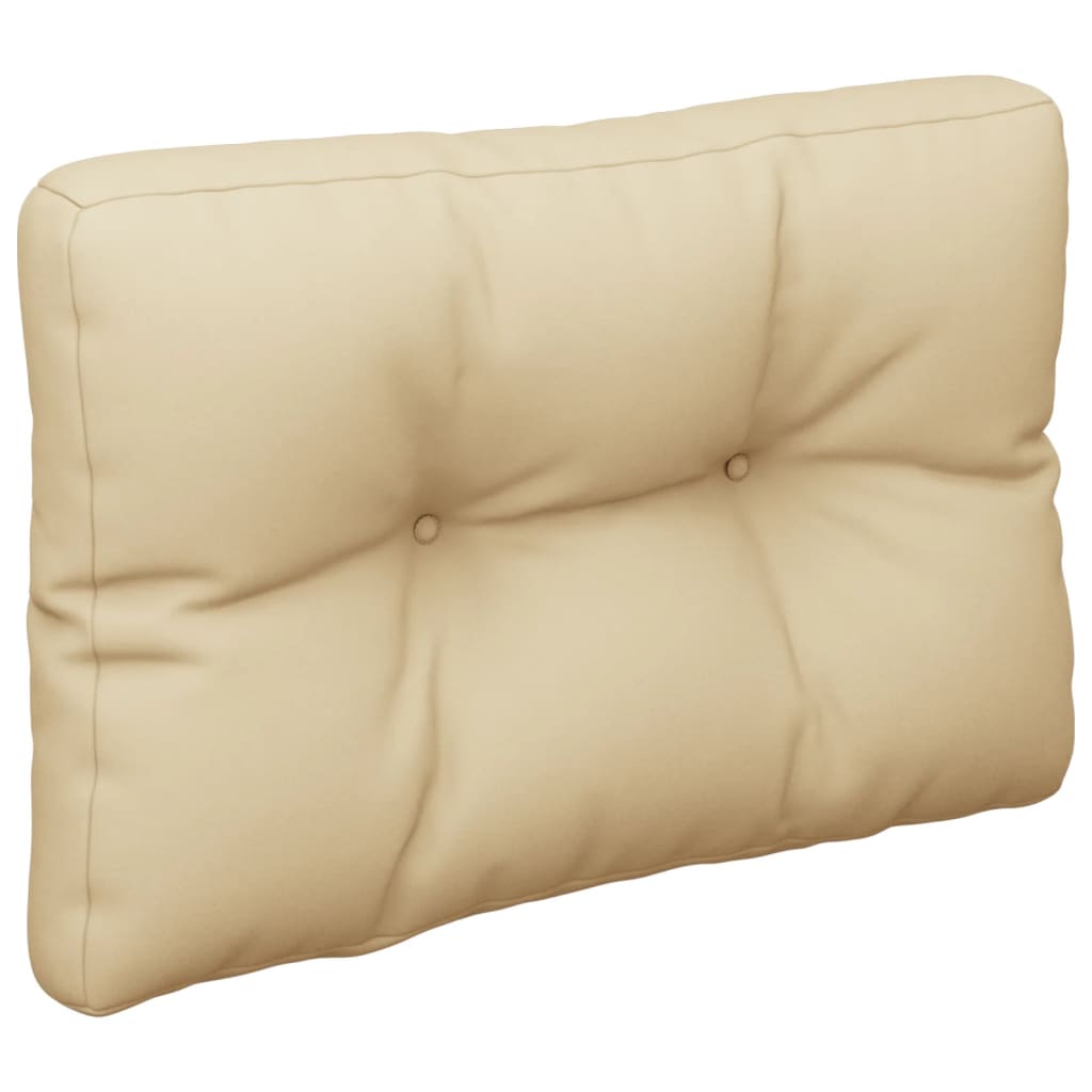 Cuscini per Pallet 2 pz Beige in Tessuto | homemem39