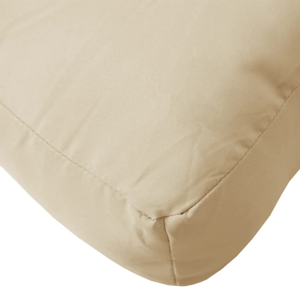 Cuscini per Pallet 2 pz Beige in Tessuto | homemem39