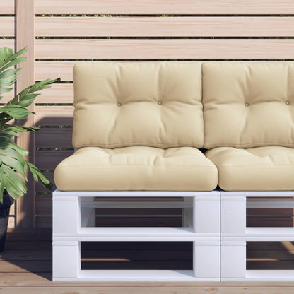 Cuscini per Pallet 2 pz Beige in Tessuto | homemem39