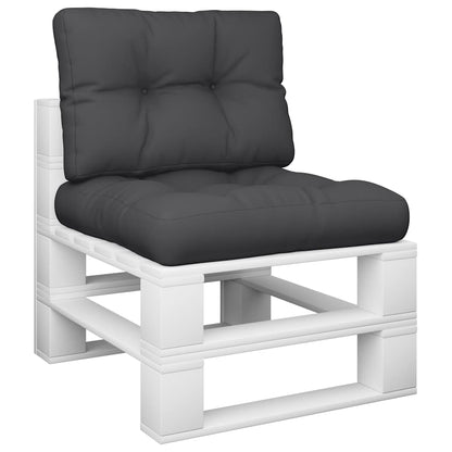 Cuscini per Pallet 2 pz Neri in Tessuto | homemem39