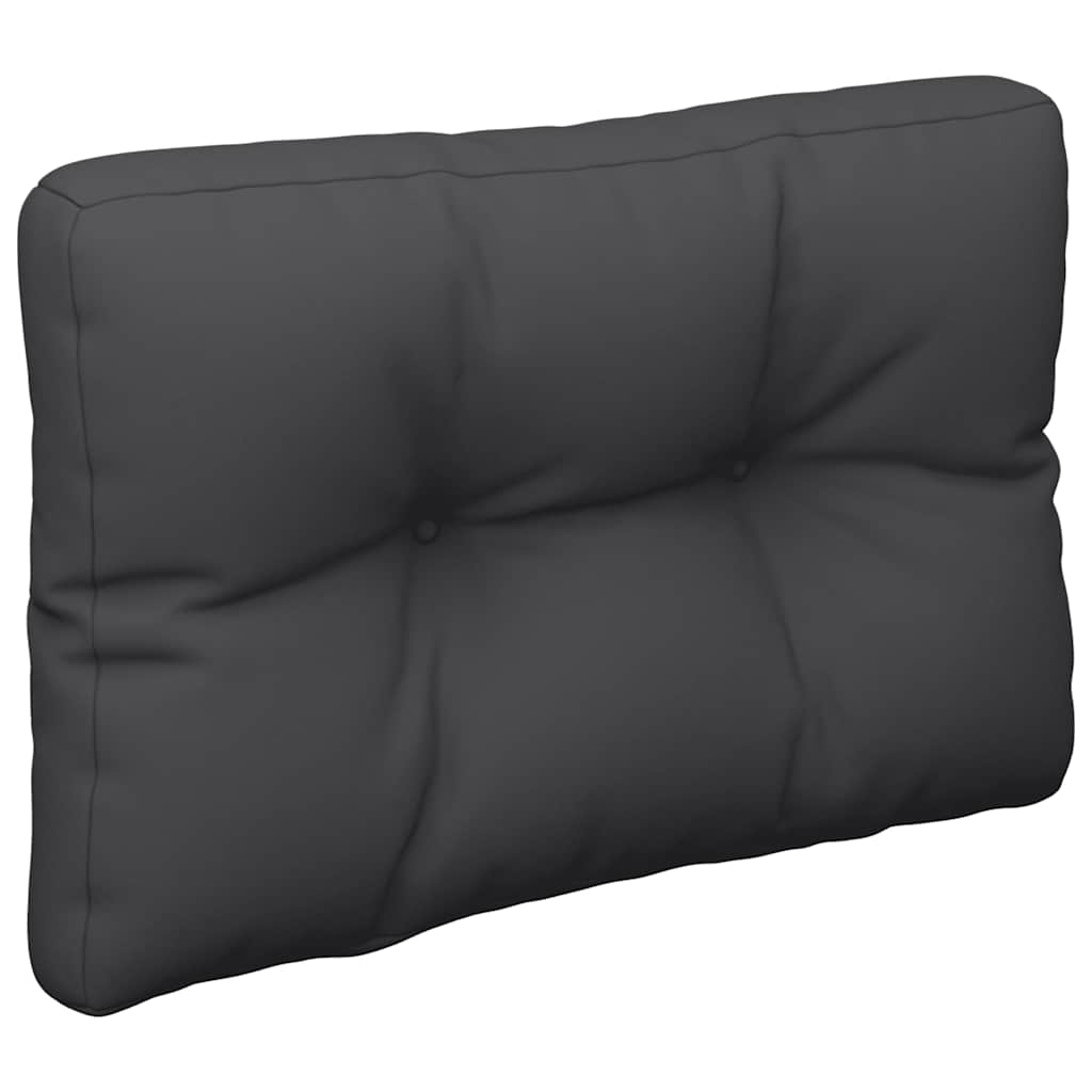Cuscini per Pallet 2 pz Neri in Tessuto | homemem39