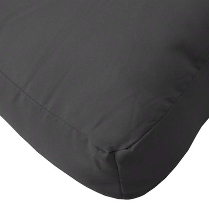 Cuscini per Pallet 2 pz Neri in Tessuto | homemem39