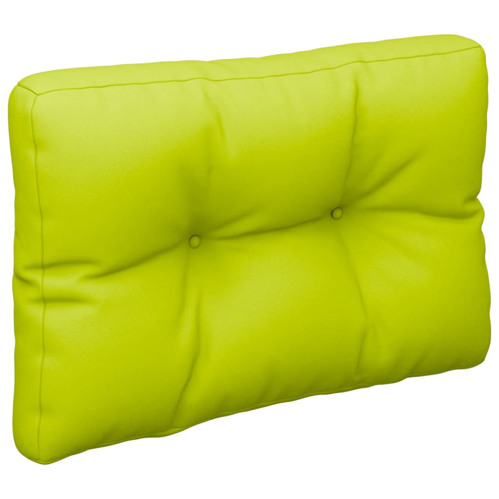 Cuscini per Divani in Pallet 2 pz Verde Intenso in Tessuto | homemem39