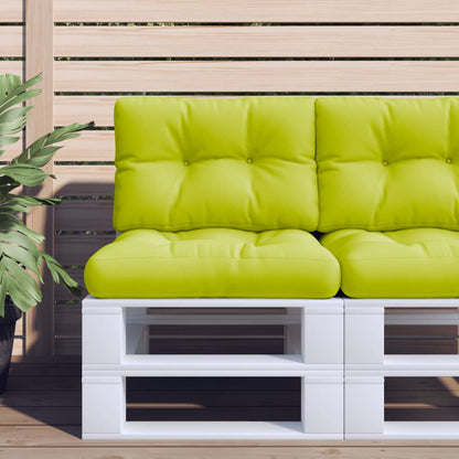 Cuscini per Divani in Pallet 2 pz Verde Intenso in Tessuto | homemem39