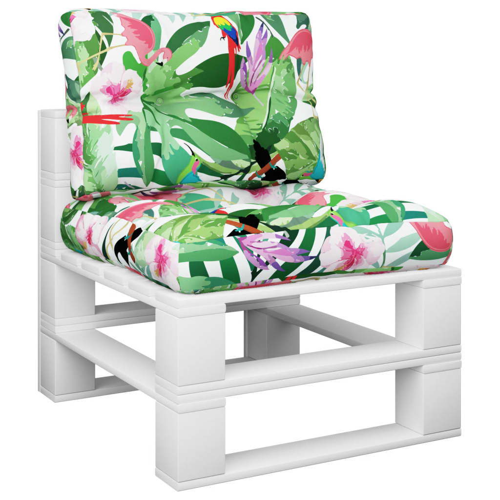 Cuscini per Pallet 2 pz Multicolori in Tessuto | homemem39