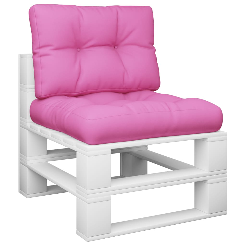 Cuscini per Pallet 2 pz Rosa in Tessuto | homemem39