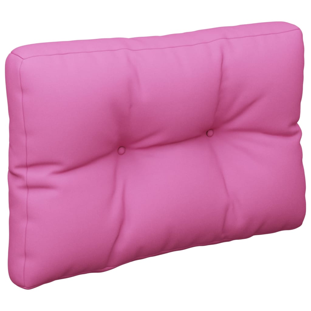 Cuscini per Pallet 2 pz Rosa in Tessuto