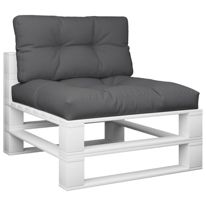 Cuscini per Pallet 2 pz Antracite in Tessuto | homemem39