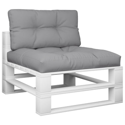 Cuscini per Pallet 2 pz Grigi in Tessuto | homemem39