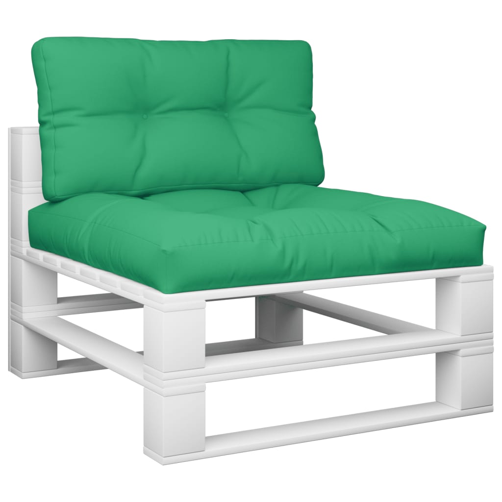 Cuscini per Pallet 2 pz Verdi in Tessuto | homemem39