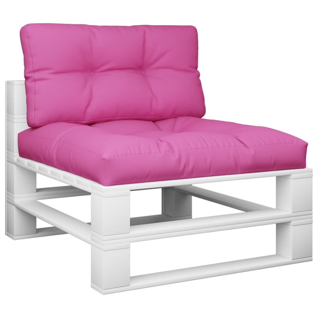 Cuscini per Pallet 2 pz Rosa in Tessuto | homemem39