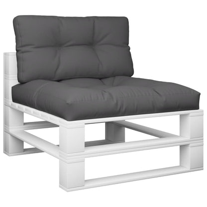 Cuscini per Pallet 2 pz Antracite in Tessuto | homemem39