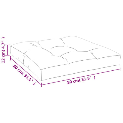Cuscini per Pallet 2 pz Crema in Tessuto | homemem39