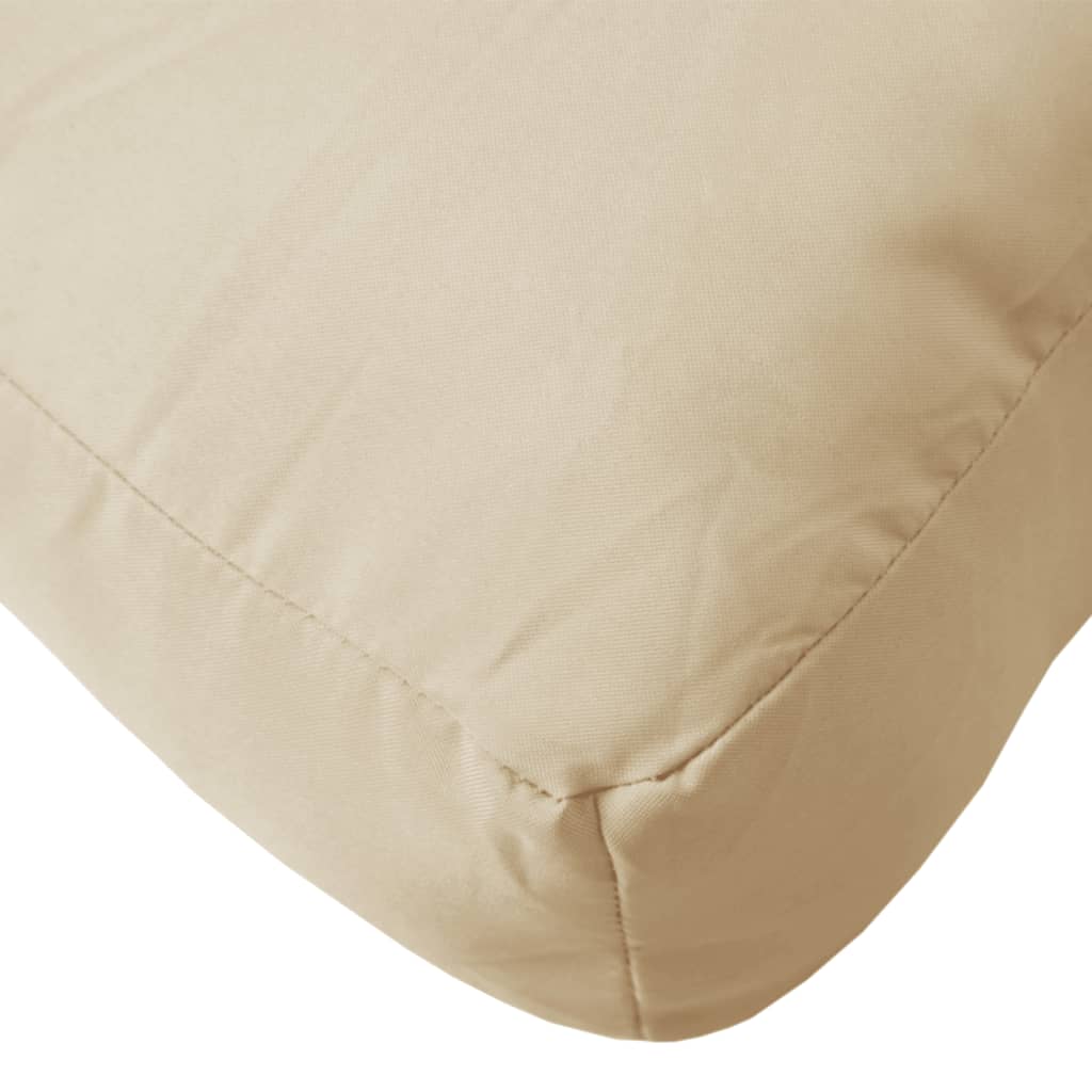 Cuscini per Pallet 2 pz Beige in Tessuto | homemem39