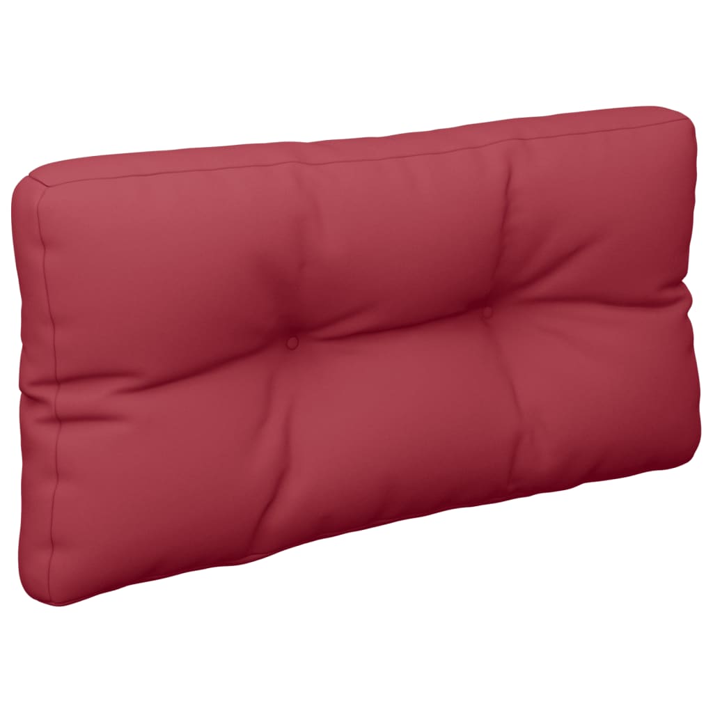 Cuscini per Pallet 2 pz Rosso Vino in Tessuto | homemem39