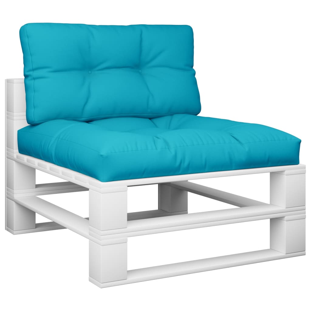 Cuscini per Pallet 2 pz Turchese in Tessuto | homemem39