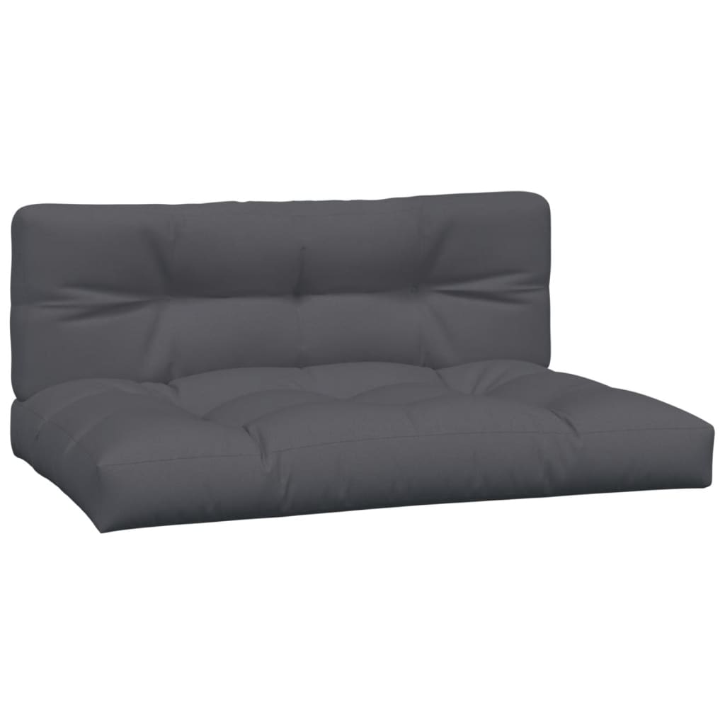 Cuscini per Pallet 2 pz Antracite in Tessuto | homemem39