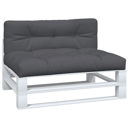 Cuscini per Pallet 2 pz Antracite in Tessuto | homemem39