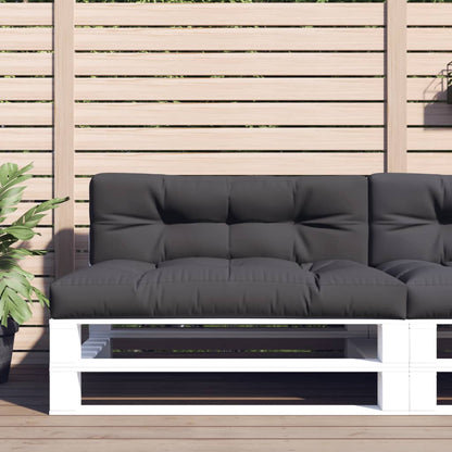 Cuscini per Pallet 2 pz Antracite in Tessuto | homemem39