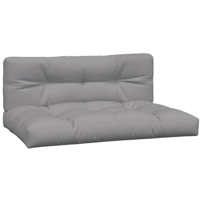 Cuscini per Pallet 2 pz Grigi in Tessuto | homemem39
