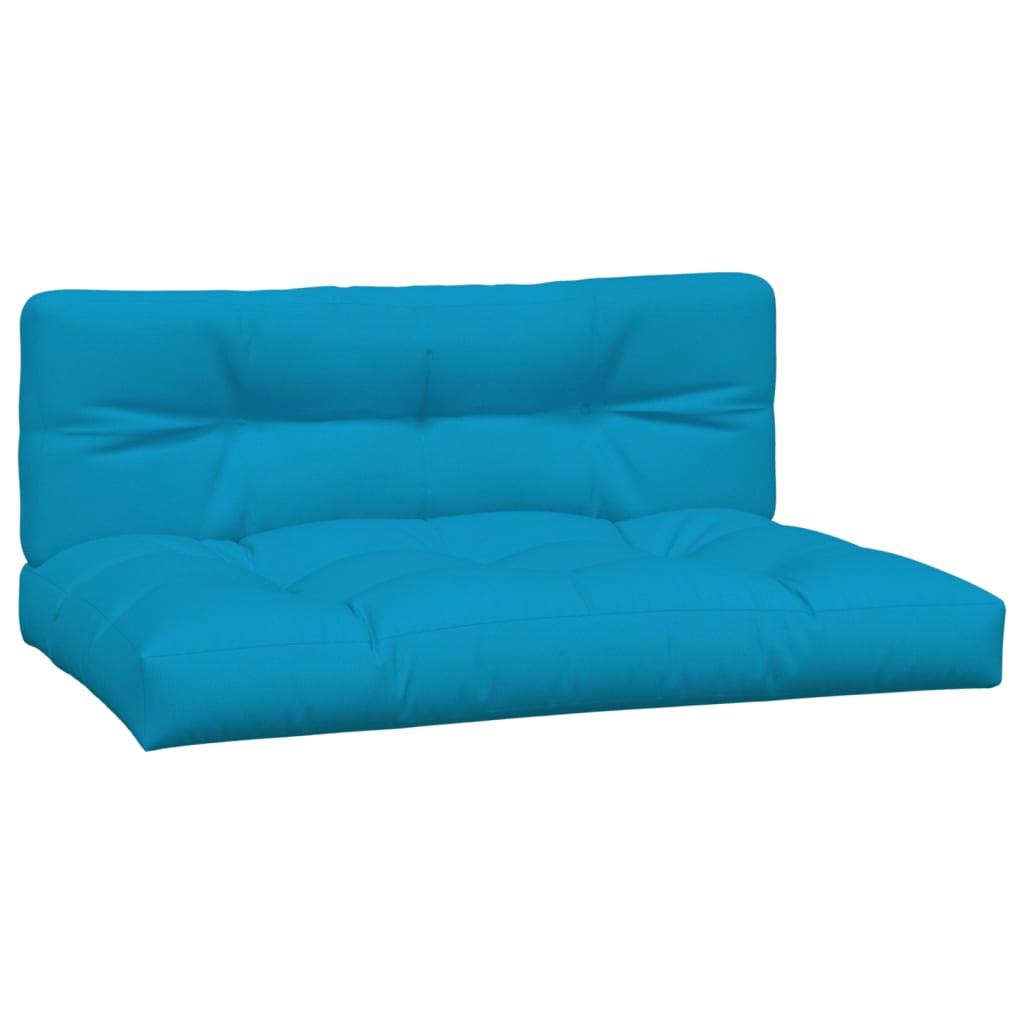 Cuscini per Pallet 2 pz Blu in Tessuto | homemem39
