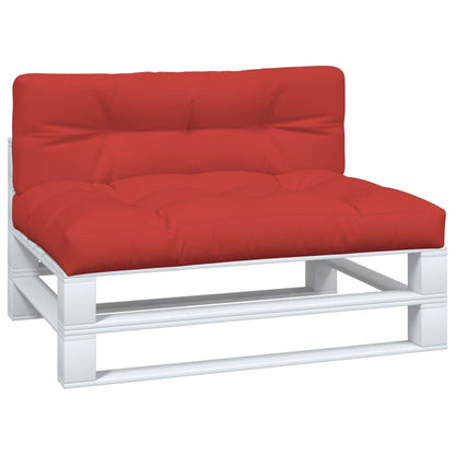 Cuscini per Pallet 2 pz Rossi in Tessuto | homemem39