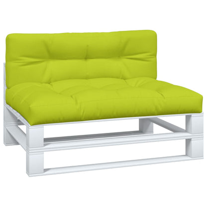 Cuscini per Divani in Pallet 2 pz Verde Intenso in Tessuto | homemem39