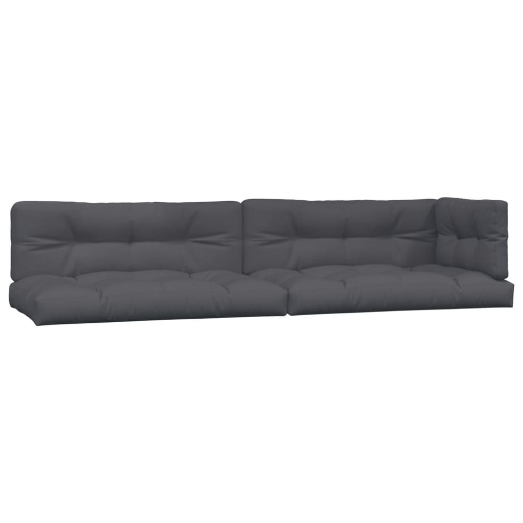 Cuscini per Pallet 5 pz Antracite in Tessuto | homemem39