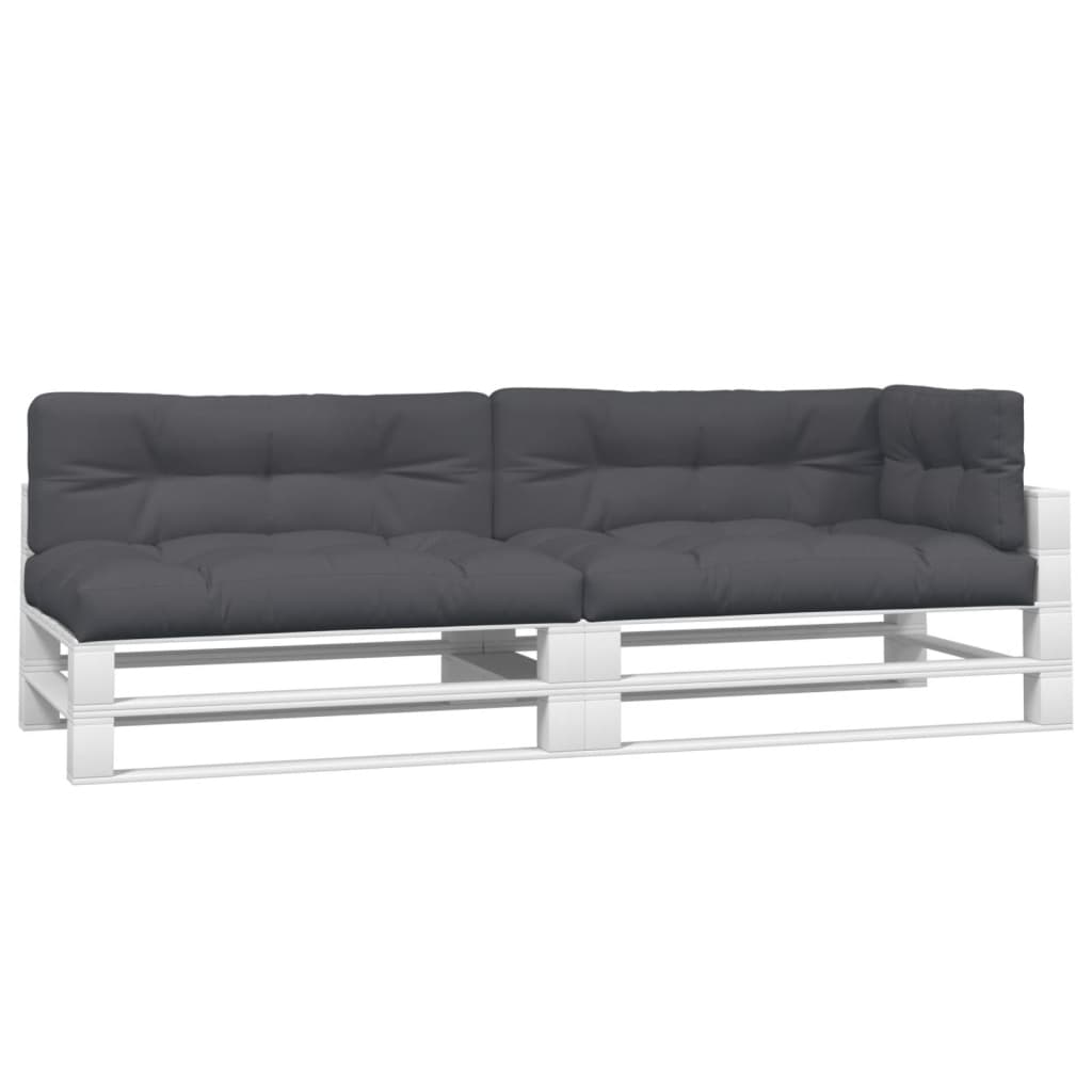 Cuscini per Pallet 5 pz Antracite in Tessuto | homemem39