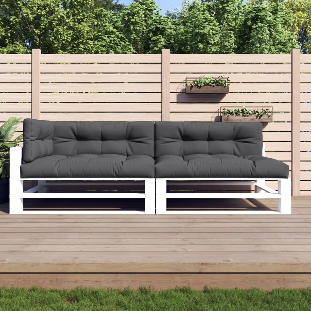 Cuscini per Pallet 5 pz Antracite in Tessuto | homemem39
