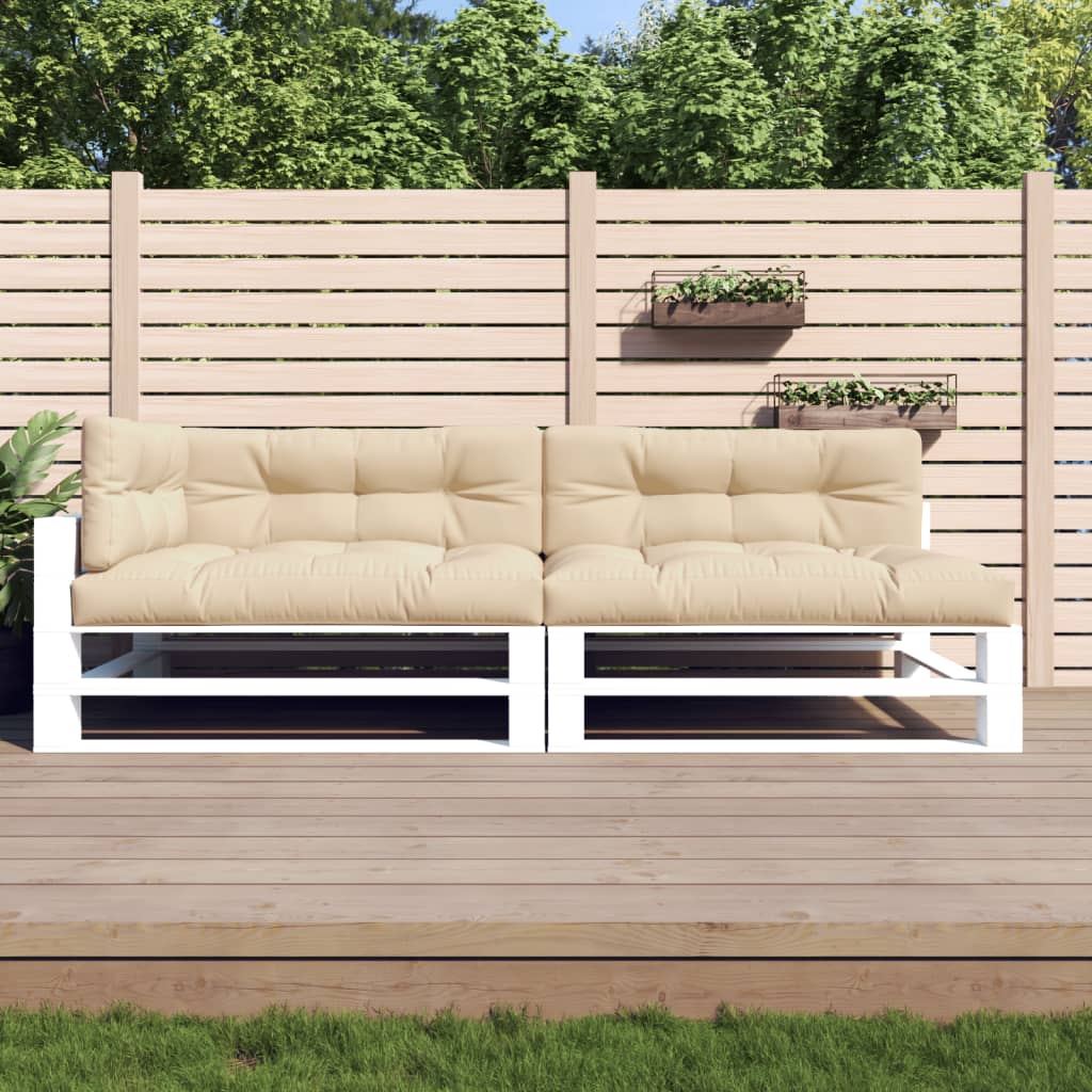 Cuscini per Pallet 5 pz Beige in Tessuto | homemem39