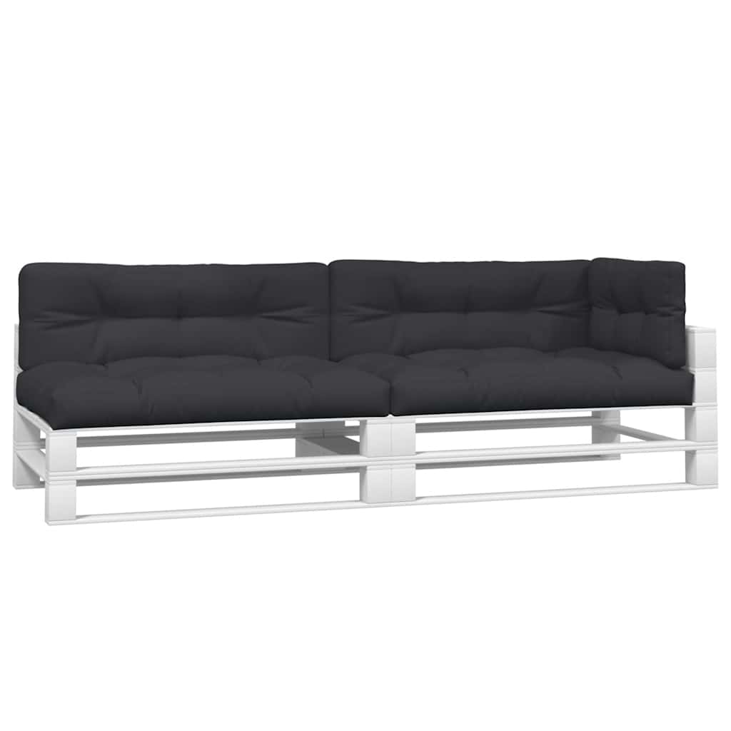 Cuscini per Pallet 5 pz Neri in Tessuto | homemem39