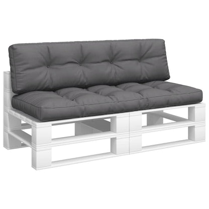 Cuscini per Pallet 2 pz Antracite in Tessuto | homemem39