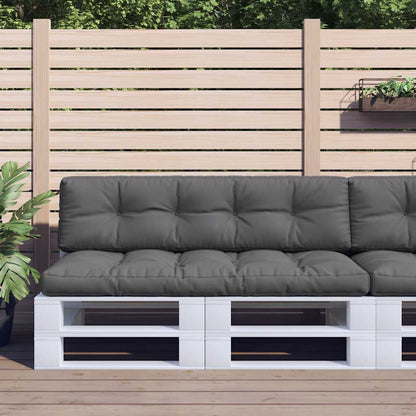 Cuscini per Pallet 2 pz Antracite in Tessuto | homemem39