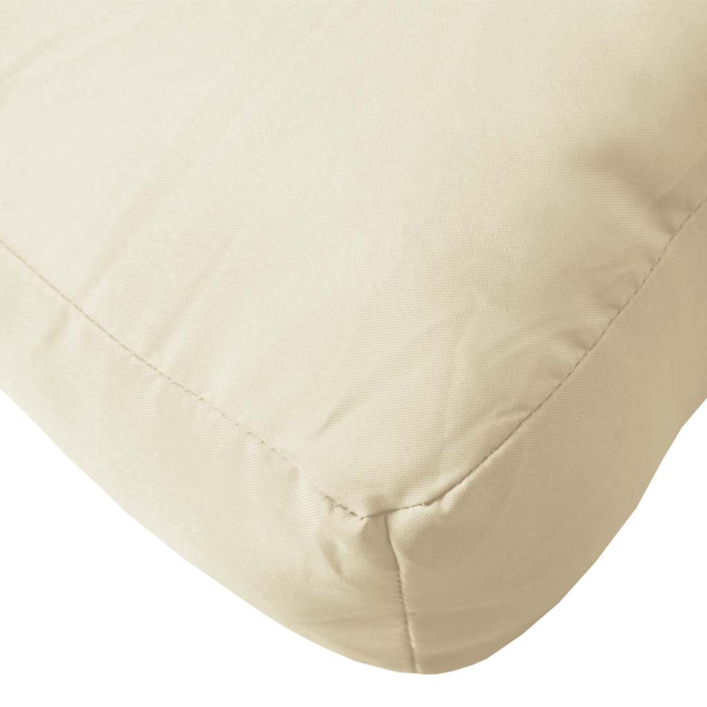Cuscini per Pallet 2 pz Crema in Tessuto | homemem39